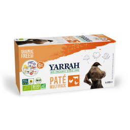 Yarrah Bio Hond Mult-Pack Alu Kuip - Hondenvoer - Kip 6x150 g